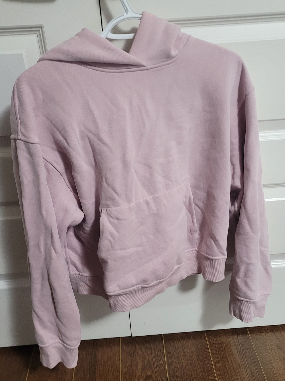 lululemon athletica Steady State Light Pink Hoodie Sweatshirt